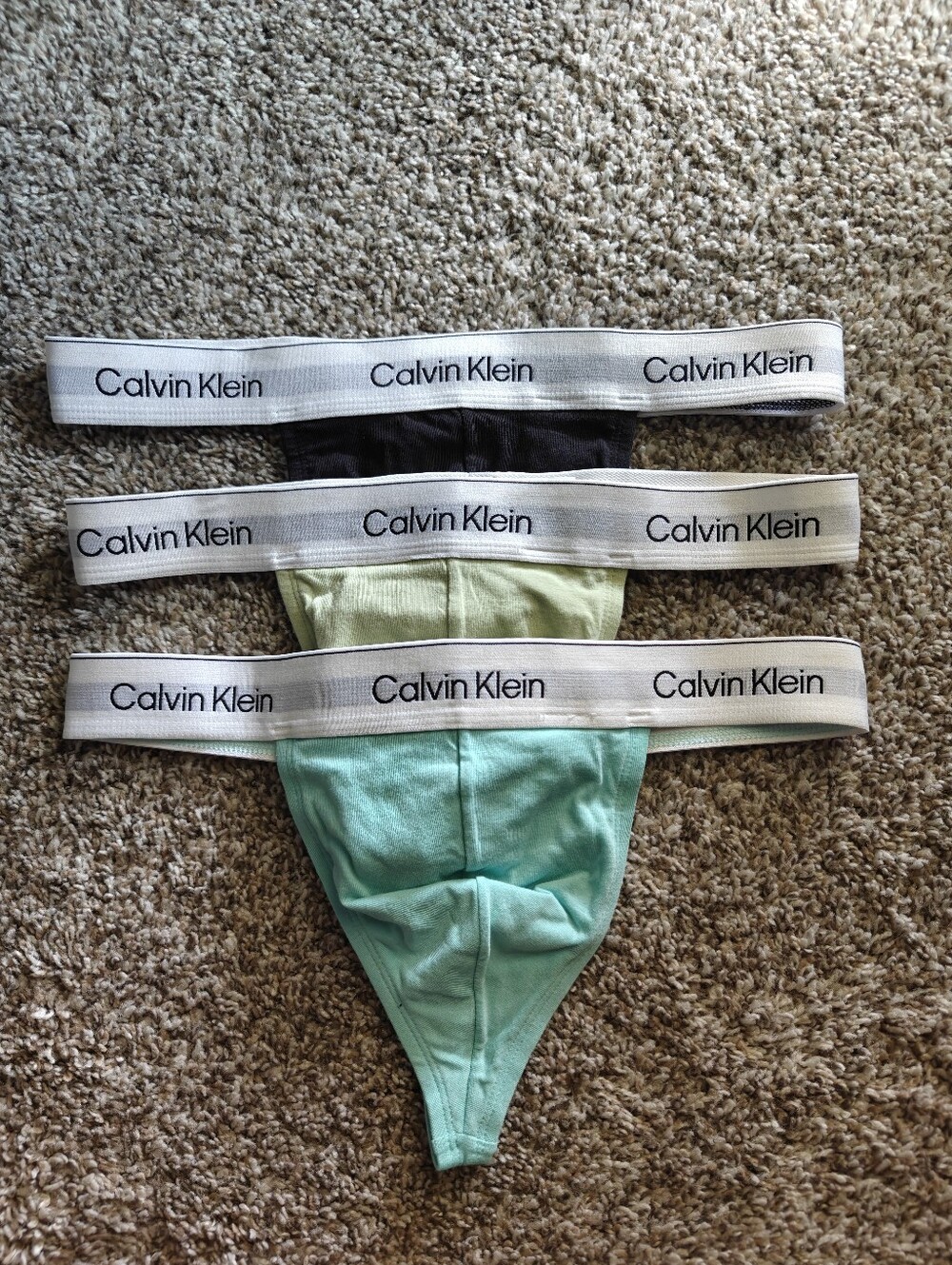 Men's Calvin Klein Thongs 3 Pack